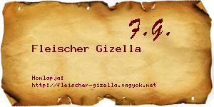 Fleischer Gizella névjegykártya